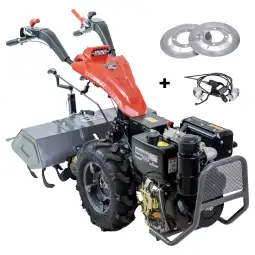 Motocultivador Donker´s 10D Diesel Yarmax A.E. com Fresa 80CM com Travão Disco